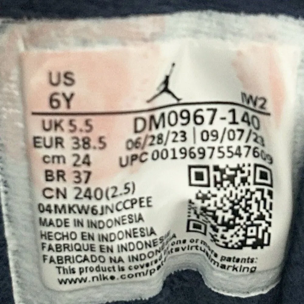 Air Jordan 3 Retro GS “Midnight Navy” Kids Size 6Y B-Grade Lifestyle Sneakers